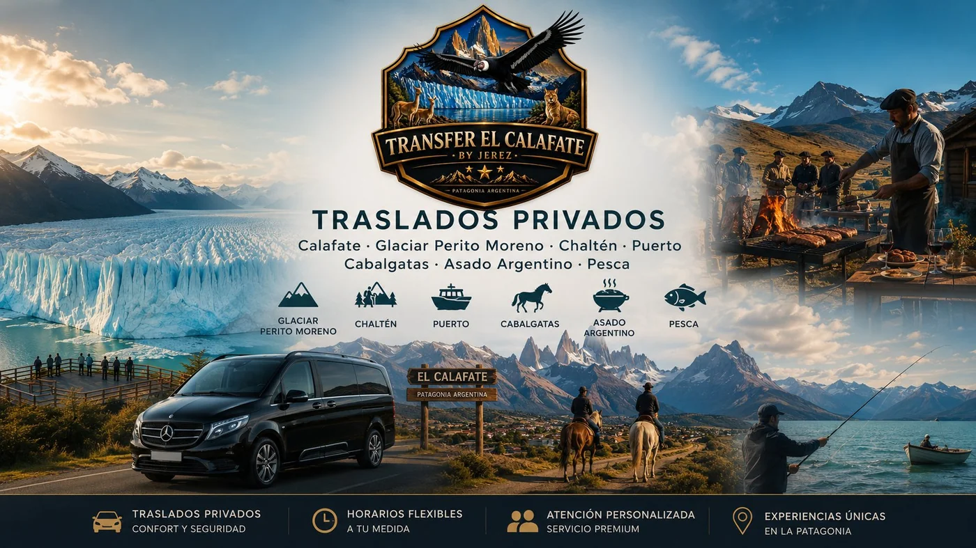 Todos los servicios Transfer El Calafate by Jerez Patagonia