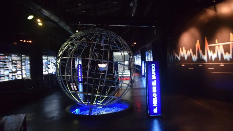 Bar de hielo Glaciarium El Calafate con esculturas