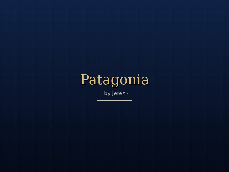 Patagonia · by Jerez