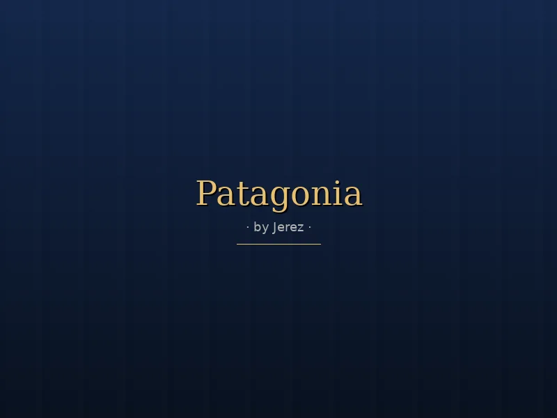 Patagonia · by Jerez